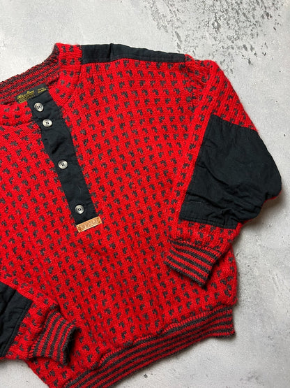 Vintage Devold Made In Norway Crazy Wool Warm Sweater y2k