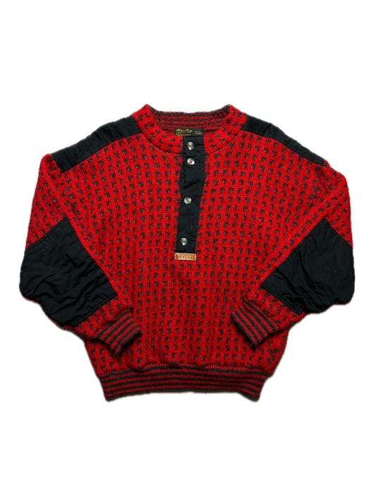 Vintage Devold Made In Norway Crazy Wool Warm Sweater y2k