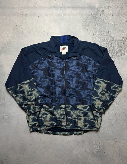 Nike Vintage Big Logo Track Jacket Swoosh Zip-Up y2k 90s USA