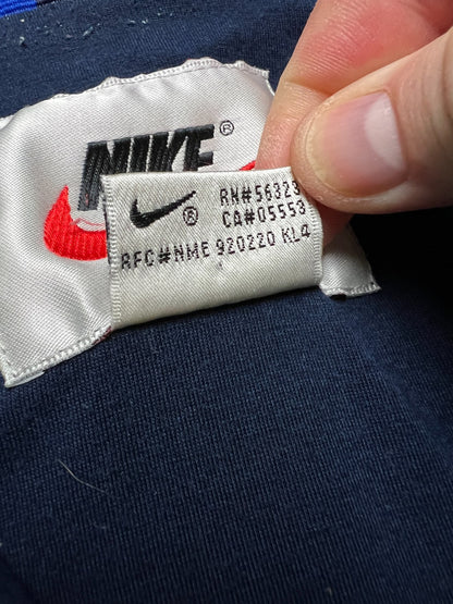 Nike Vintage Big Logo Track Jacket Swoosh Zip-Up y2k 90s USA
