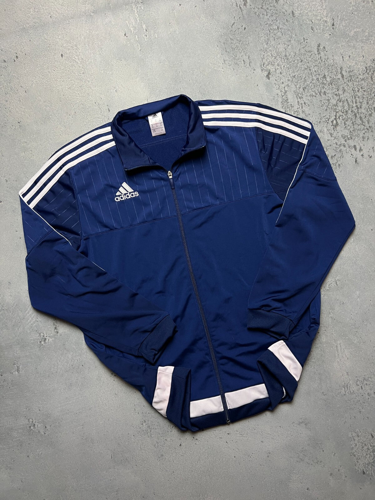 Vintage y2k Adidas Stripes Olympic Track Jacket Hype 90s 00s