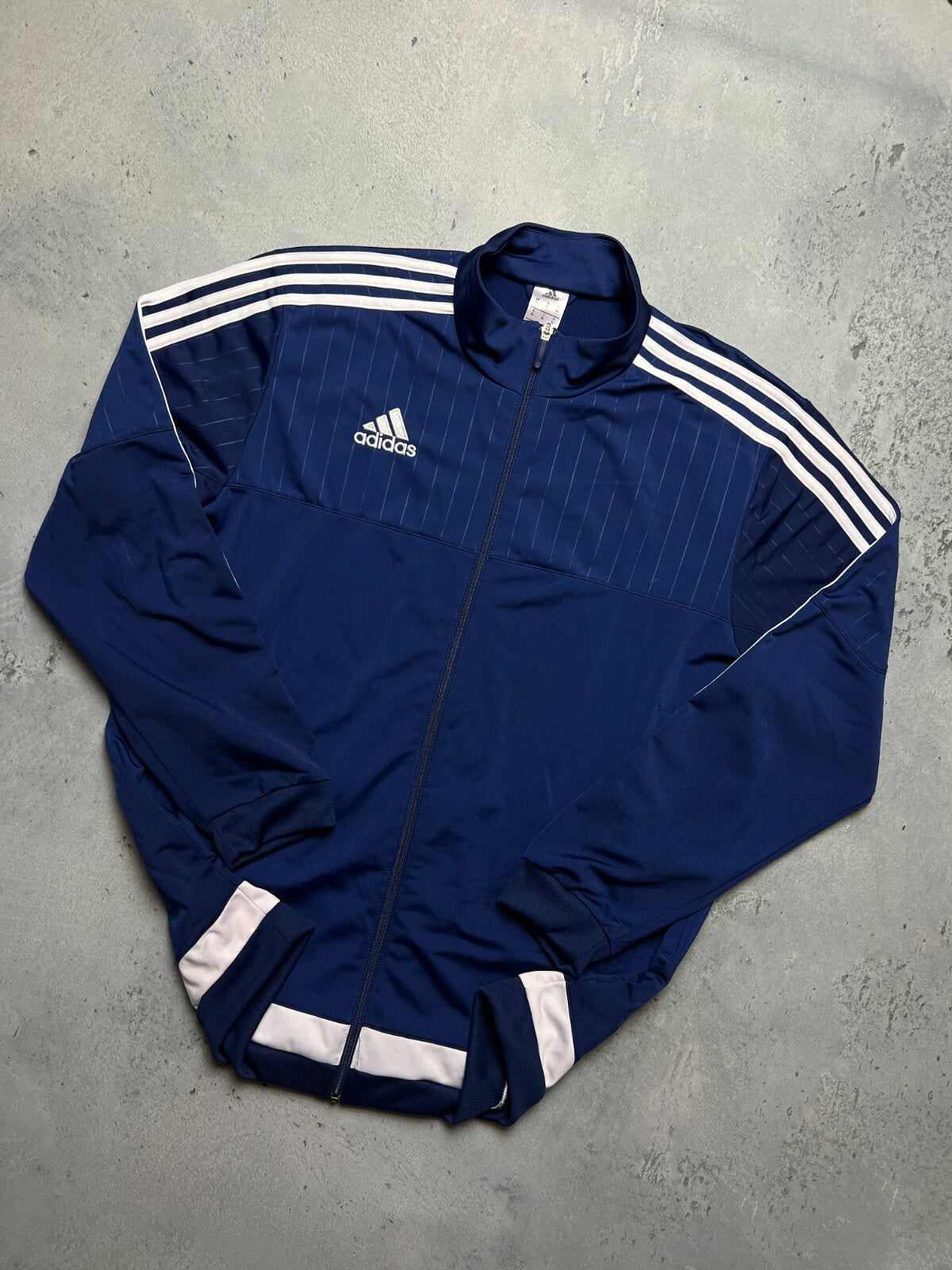 Vintage y2k Adidas Stripes Olympic Track Jacket Hype 90s 00s