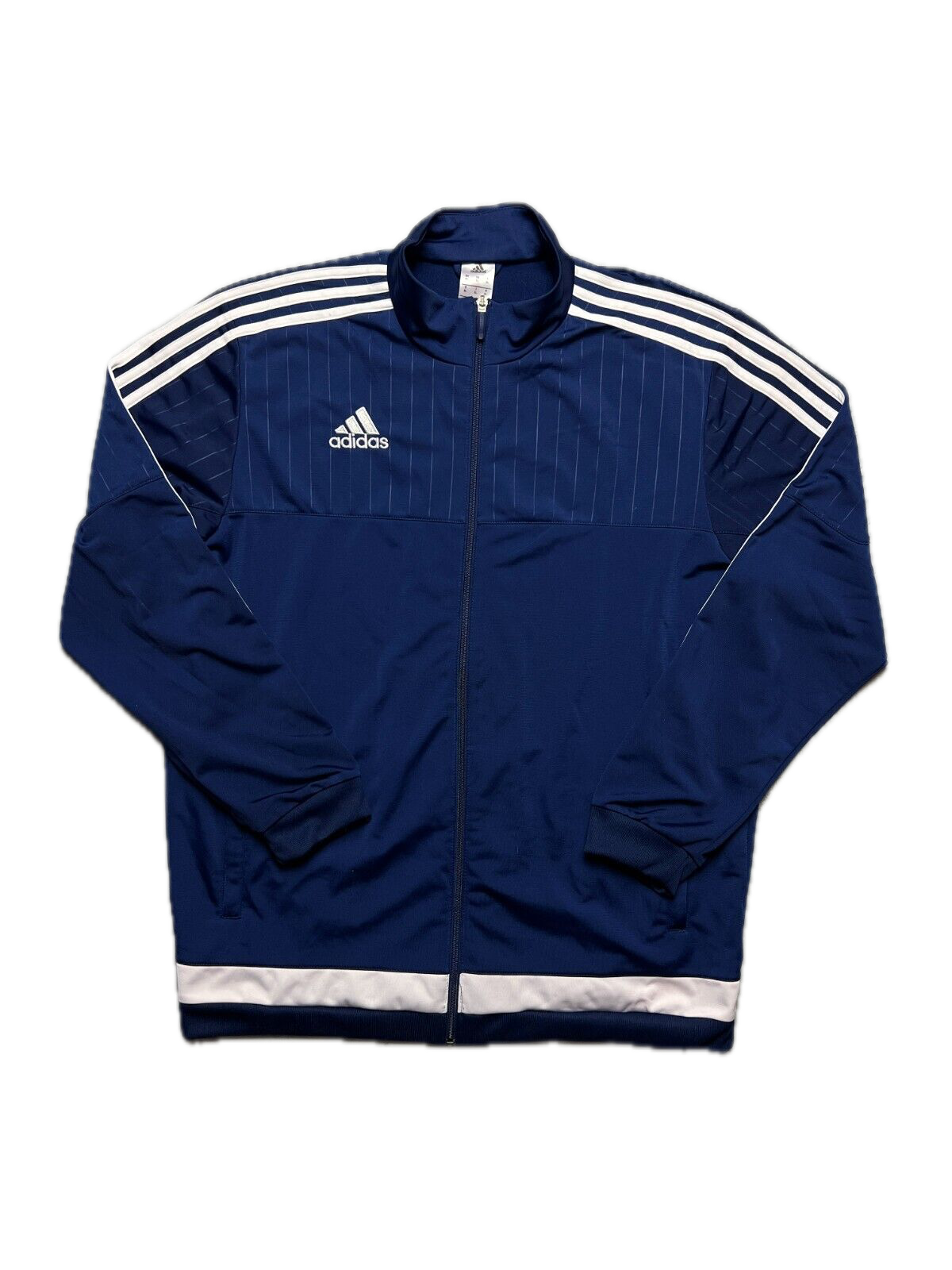 Vintage y2k Adidas Stripes Olympic Track Jacket Hype 90s 00s