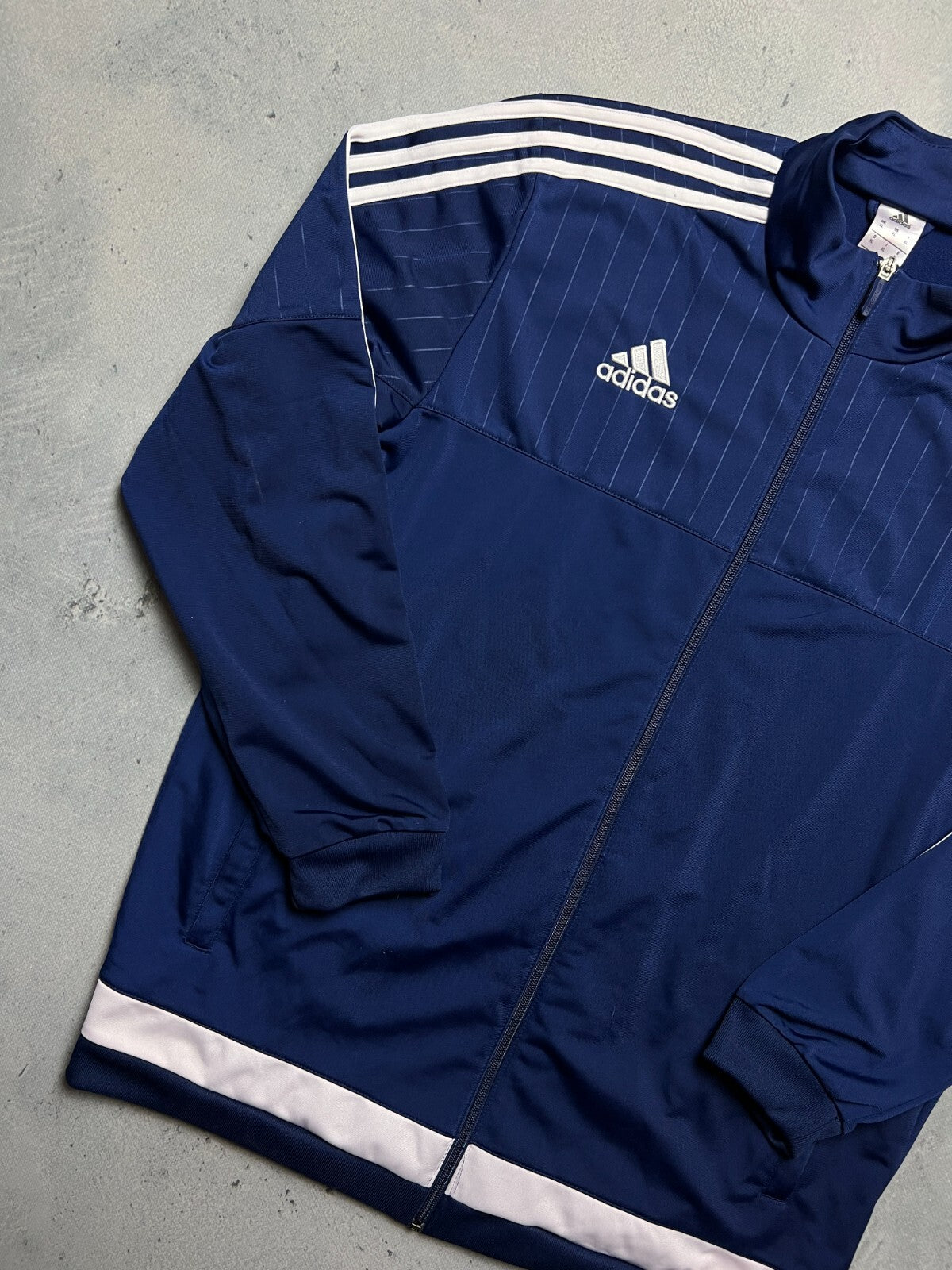 Vintage y2k Adidas Stripes Olympic Track Jacket Hype 90s 00s
