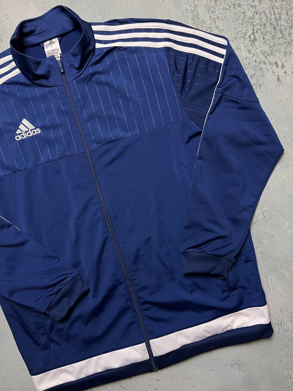 Vintage y2k Adidas Stripes Olympic Track Jacket Hype 90s 00s