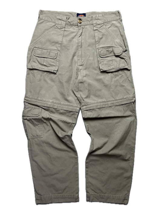 Vintage Dickies 2in1 Cargo Pants transformer Shorts y2k 00s