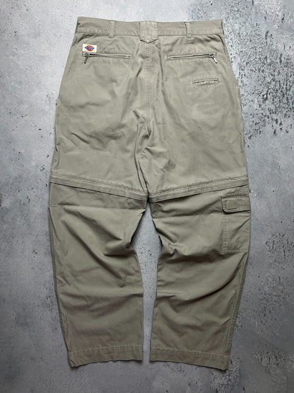 Vintage Dickies 2in1 Cargo Pants transformer Shorts y2k 00s