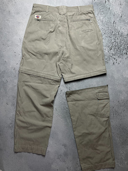 Vintage Dickies 2in1 Cargo Pants transformer Shorts y2k 00s
