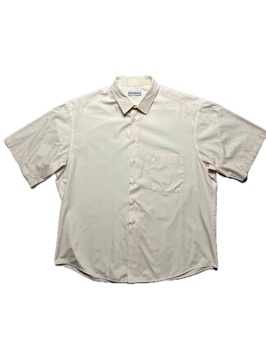 YSL Shirt Cotton Yves Saint Laurent Summer Shirtsleeve 90s
