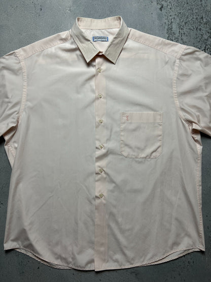 YSL Shirt Cotton Yves Saint Laurent Summer Shirtsleeve 90s