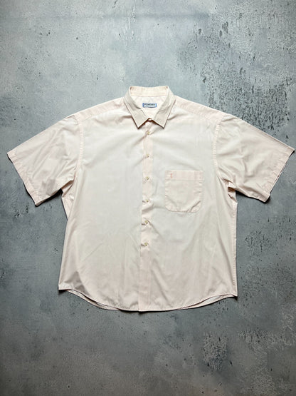 YSL Shirt Cotton Yves Saint Laurent Summer Shirtsleeve 90s
