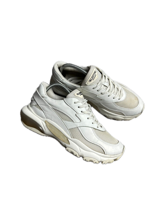 Valentino Sneakers Bounce Raised Sole Low Top Trainers White
