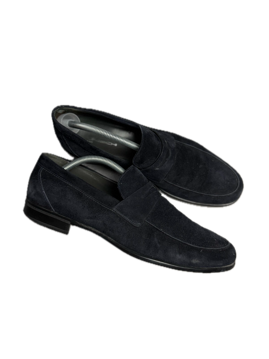 Moreschi 40131 Graz Suede Loafer Shoes Italy Lux Quality