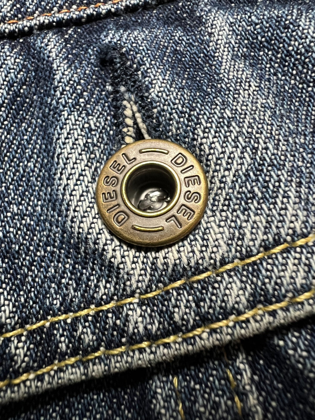 Vintage 00s Archive Diesel Trucker Sherpa Jacket Denim Jeans