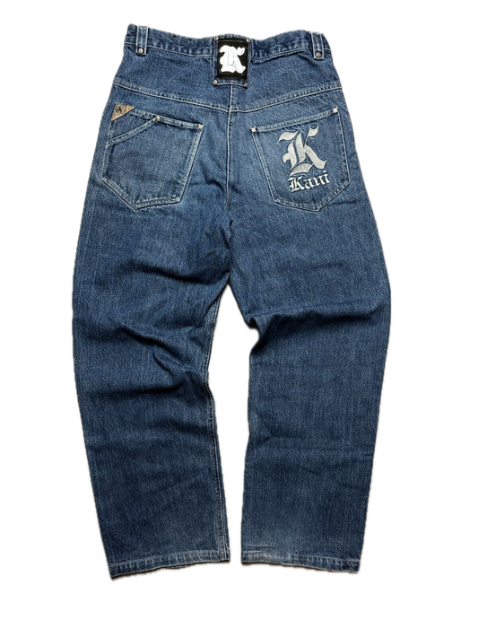 Rare Design Karl Kani Vintage 90s Rap Archive Jeans Wide Pants y2k Baggy 1900s