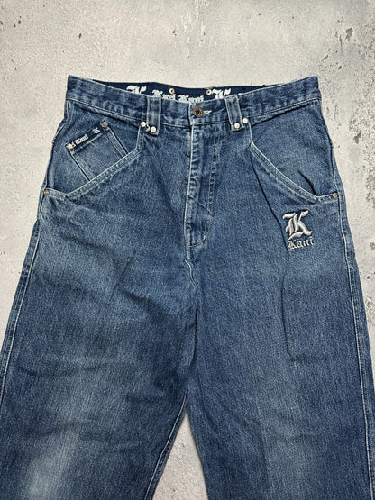 Rare Design Karl Kani Vintage 90s Rap Archive Jeans Wide Pants y2k Baggy 1900s
