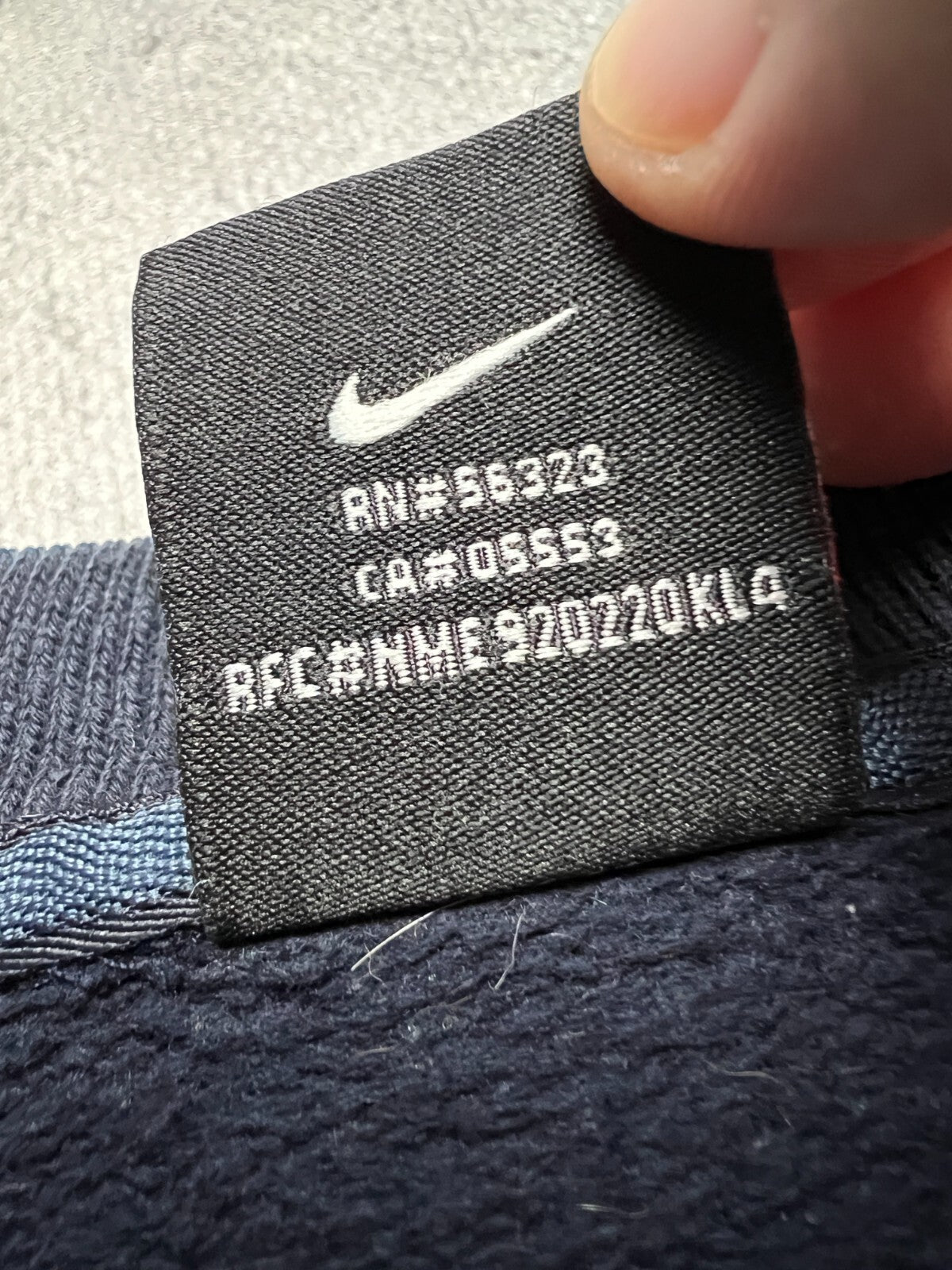 Vintage Crewneck Nike Boxy Central Big Athletic logo USA 90s