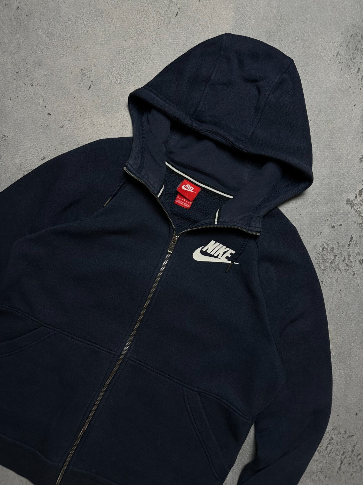 Hoodie Nike Zipper Vintage center logo Zip-Up swoosh hype