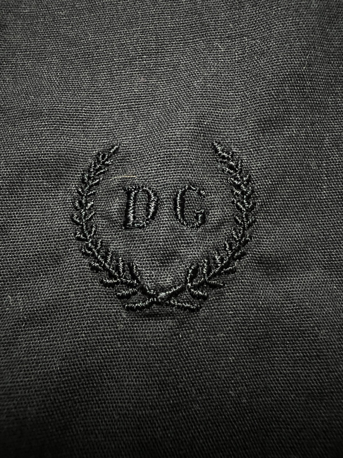 Dolce & Gabbana Vintage Full Black Long Sleeve Shirt Lux y2k