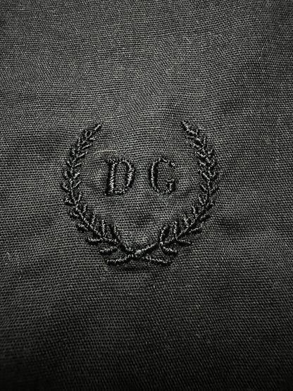Dolce & Gabbana Vintage Full Black Long Sleeve Shirt Lux y2k