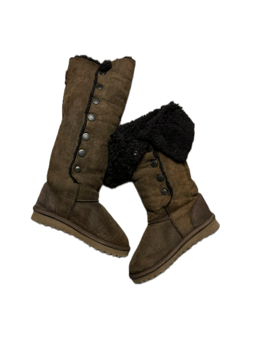 Celtic & Co Popper Sheepskin Boots - Knee Height Lux