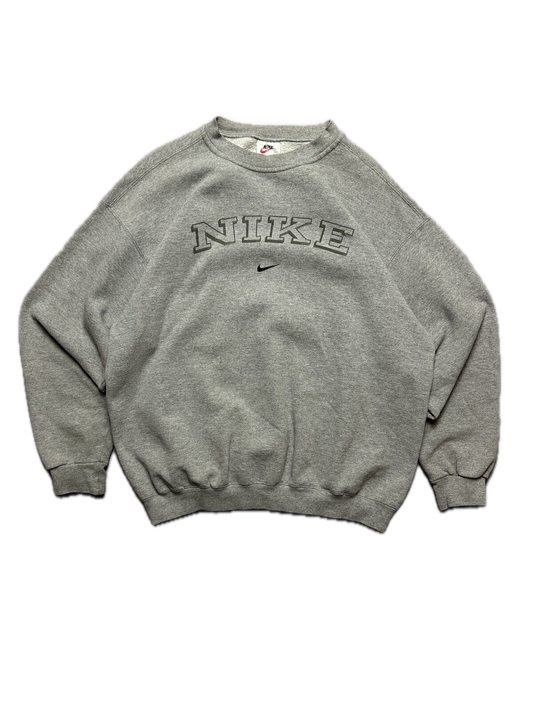 Vintage Crewneck Nike Boxy Center Swoosh logo Made in USA