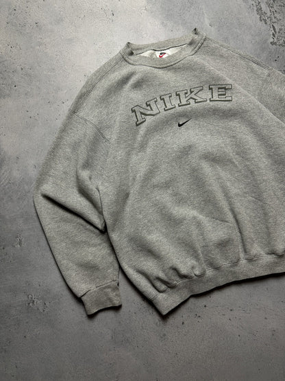 Vintage Crewneck Nike Boxy Center Swoosh logo Made in USA