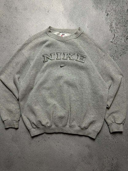 Vintage Crewneck Nike Boxy Center Swoosh logo Made in USA