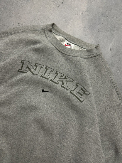 Vintage Crewneck Nike Boxy Center Swoosh logo Made in USA