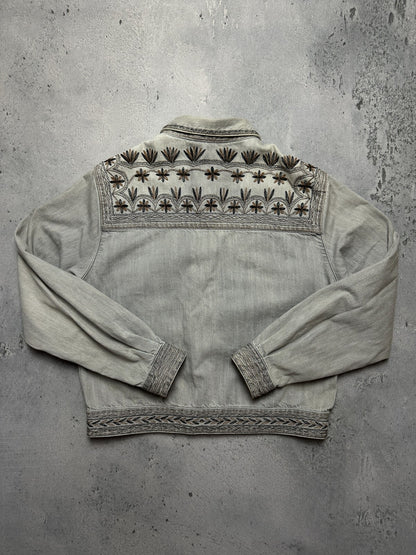 Isabel Marant Etoile Ferida Denim Jacket Rare Pattern Hype