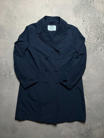 Classic Prada Rain Trench Coat Double-Breasted Rare Blazer