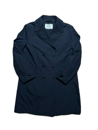 Classic Prada Rain Trench Coat Double-Breasted Rare Blazer