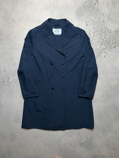 Classic Prada Rain Trench Coat Double-Breasted Rare Blazer