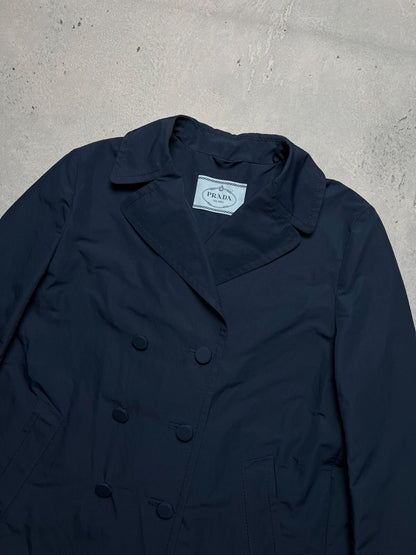 Classic Prada Rain Trench Coat Double-Breasted Rare Blazer