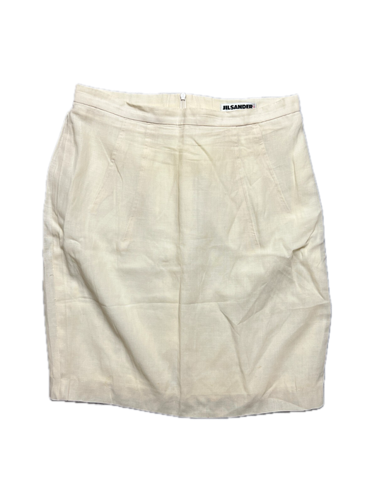 1990s' Jil Sander Rare Item Cream Beige Skirt Vintage Lux