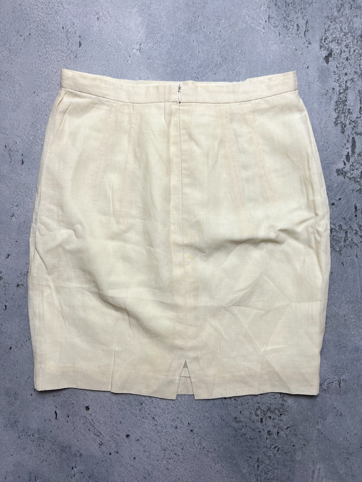 1990s' Jil Sander Rare Item Cream Beige Skirt Vintage Lux