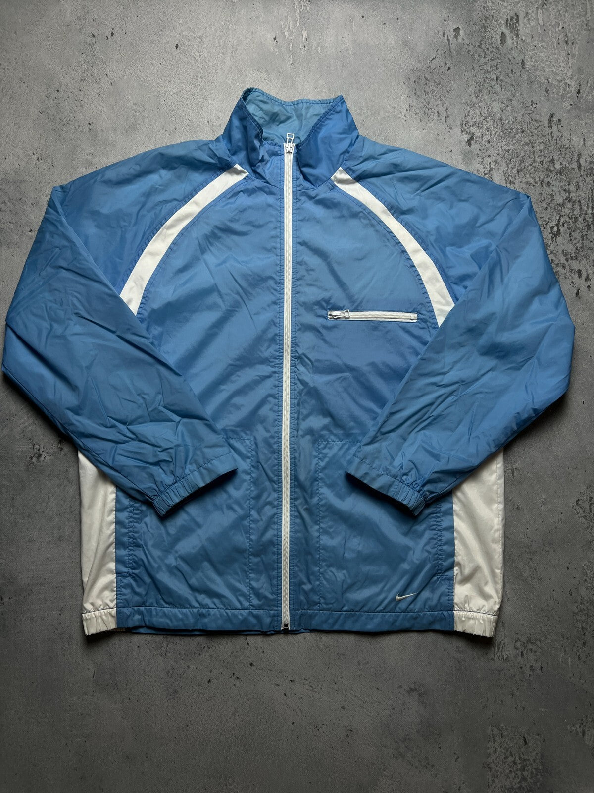 Nike Vintage Zipper Jacket swoosh logo y2k 90s Zip-Up rare