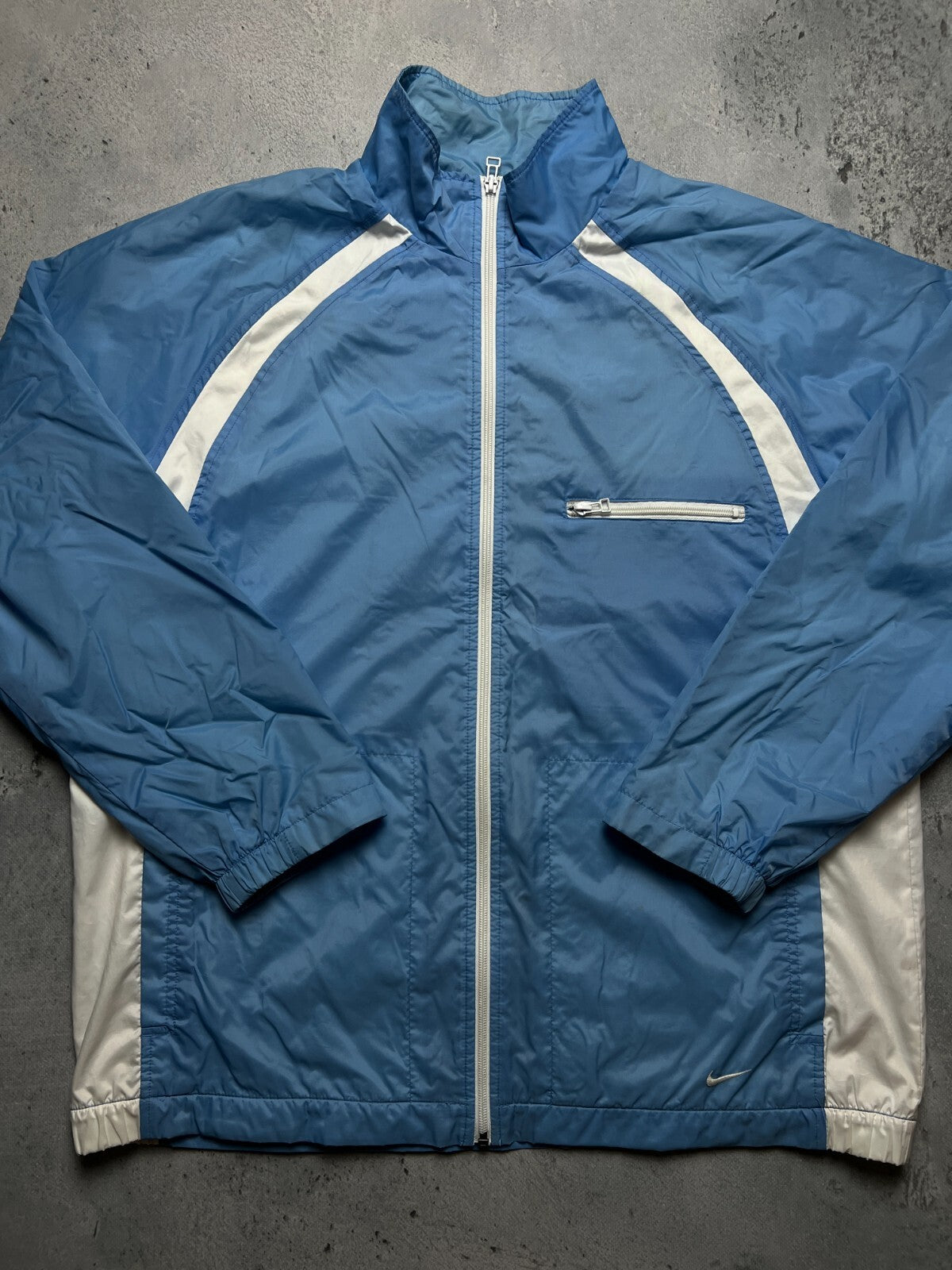 Nike Vintage Zipper Jacket swoosh logo y2k 90s Zip-Up rare