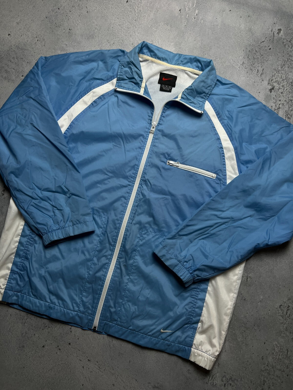 Nike Vintage Zipper Jacket swoosh logo y2k 90s Zip-Up rare