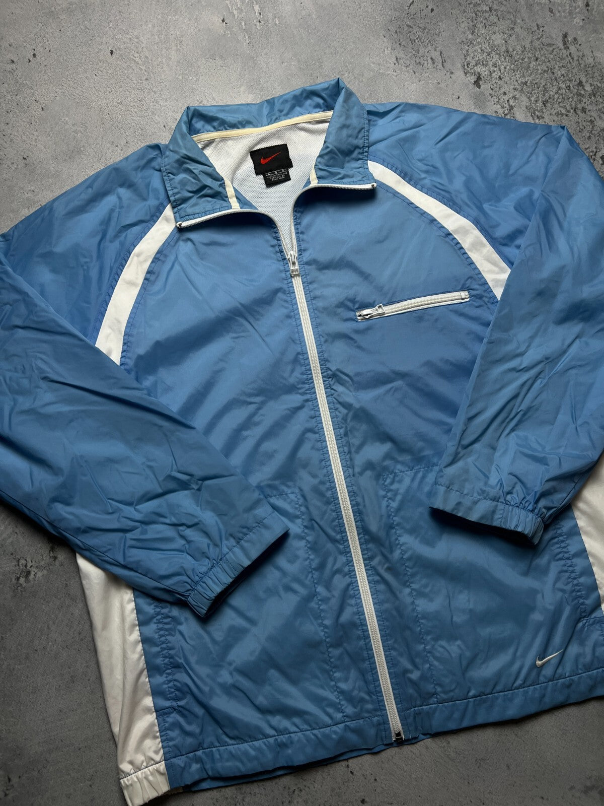 Nike Vintage Zipper Jacket swoosh logo y2k 90s Zip-Up rare