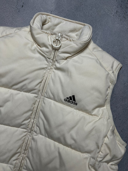 00s Adidas Zipper Vintage Puffer Zip-Up Vest y2k 90s