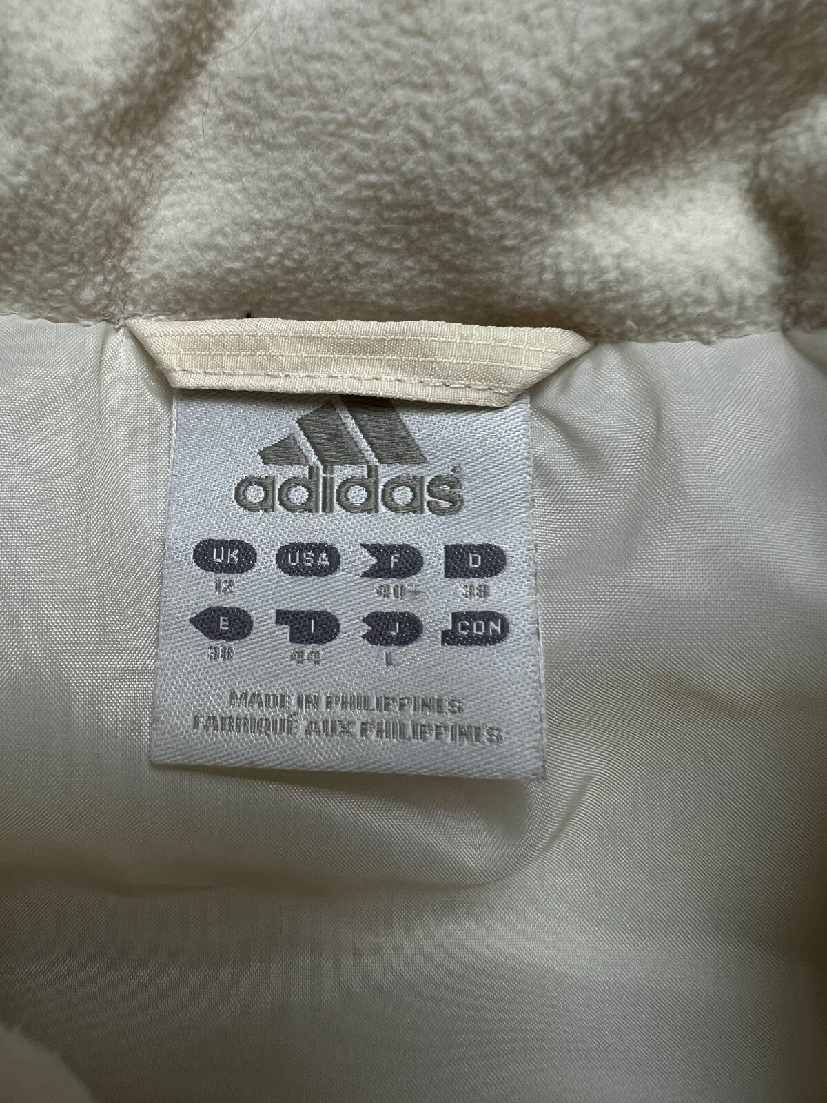 00s Adidas Zipper Vintage Puffer Zip-Up Vest y2k 90s