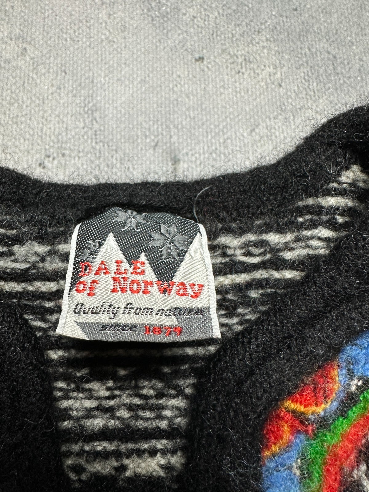 Norwegian wool Dale of Norway Pure Wool Cardigan Knit Vintag