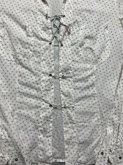 Marithe Francois Girbaud Vintage Shirt Avant Garde Italy y2k