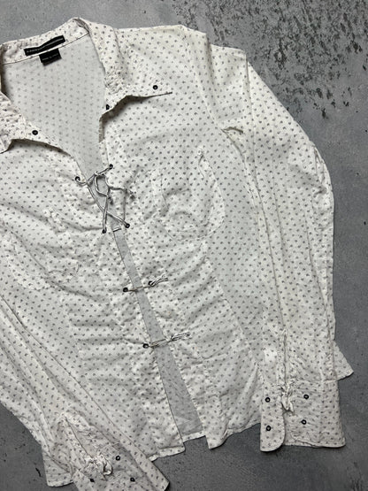 Marithe Francois Girbaud Vintage Shirt Avant Garde Italy y2k