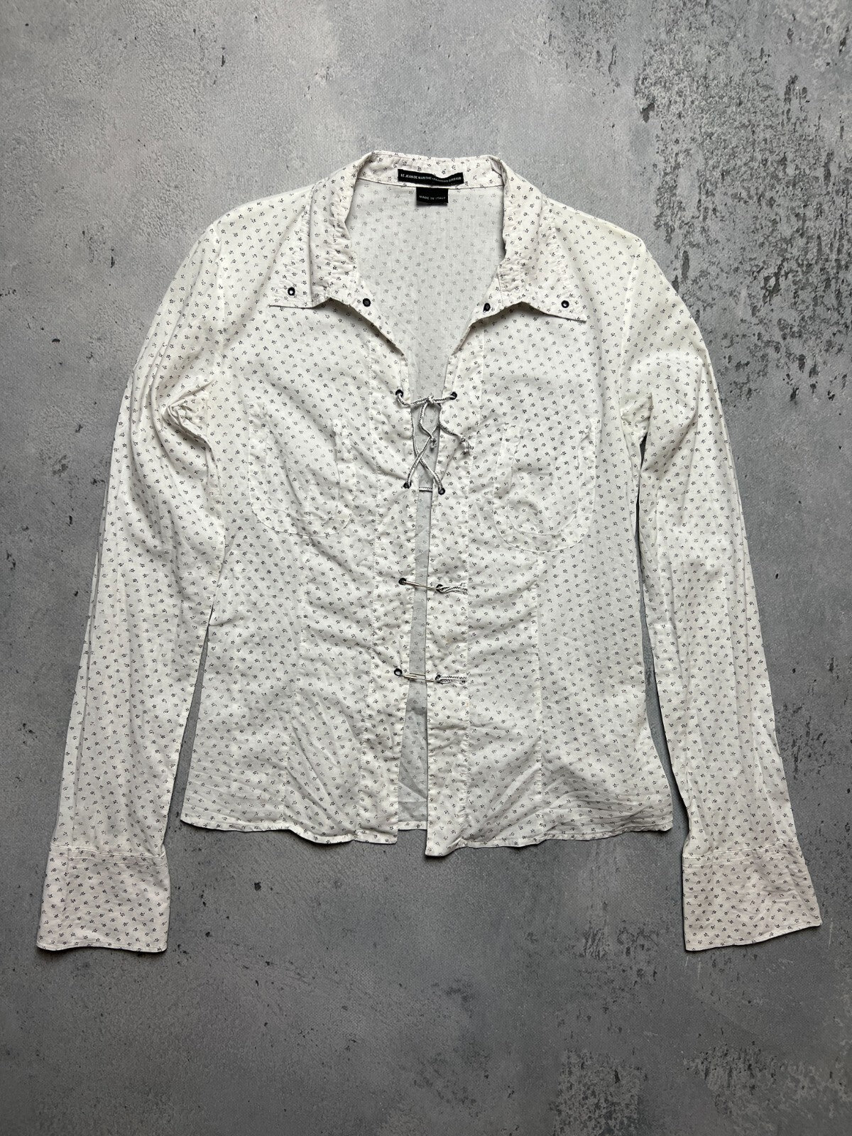 Marithe Francois Girbaud Vintage Shirt Avant Garde Italy y2k