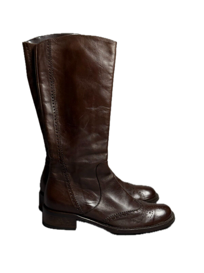 Ripa VTG Heels Leather Boots Rare Italian Item Avant-Garde