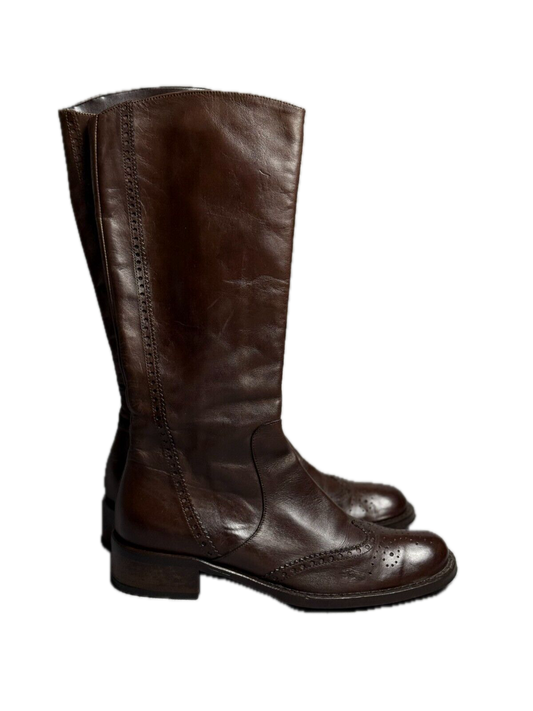 Ripa VTG Heels Leather Boots Rare Italian Item Avant-Garde