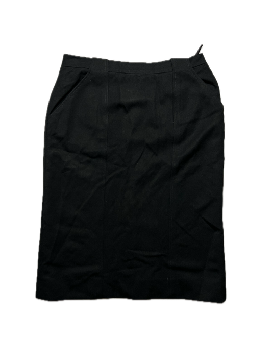 Vintage Celine Paris Women's Midi Skirt Made in France 90s