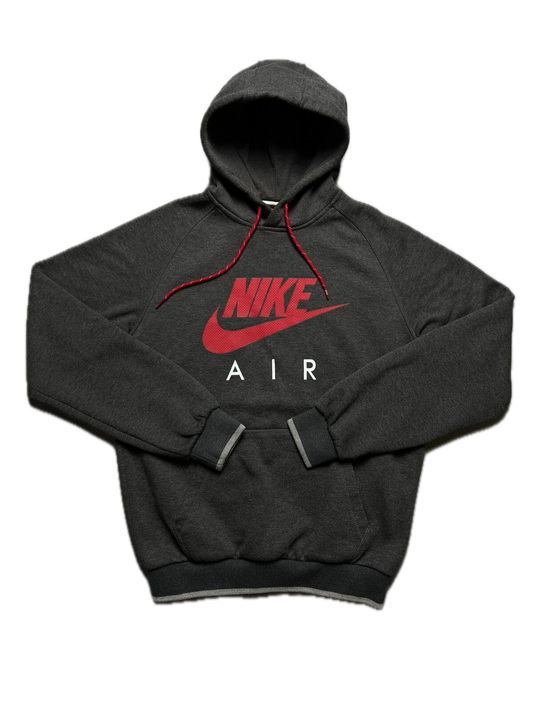 Nike boxy fit vintage hoodie center swoosh logo spellout y2k